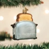 Old World Christmas Blown Glass Retro Toaster Ornament