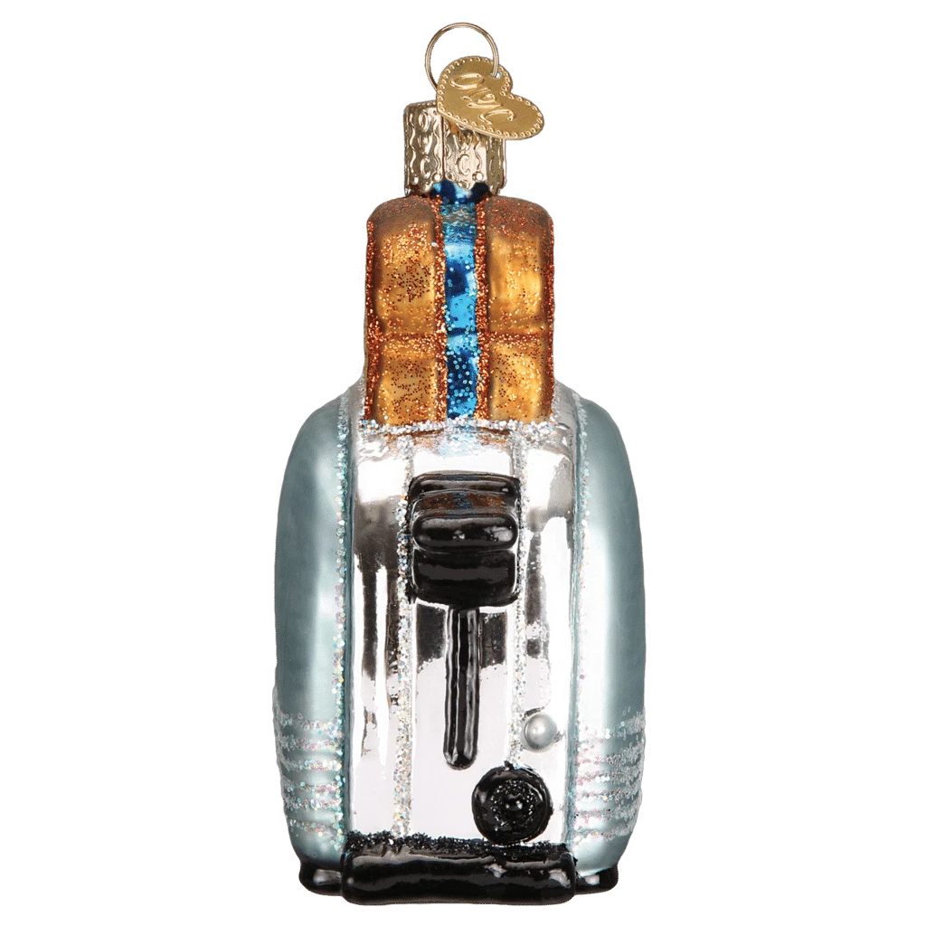 Old World Christmas Blown Glass Retro Toaster Ornament 5 Old World Christmas Blown Glass Retro Toaster Ornament - Image 3
