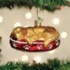 Old World Christmas Blown Glass Sleepy Golden Retriever Ornament -Glitter Shop image 37 1