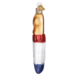 Old World Christmas Blown Glass Baguette Ornament -Glitter Shop image 37 7