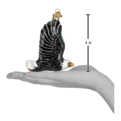 Old World Christmas Blown Glass Eagle In Flight Ornament 9 Old World Christmas Blown Glass Eagle In Flight Ornament -Glitter Shop image 384 3