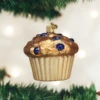 Old World Christmas Blown Glass Blueberry Muffin Ornament 1 Old World Christmas Blown Glass Blueberry Muffin Ornament -Glitter Shop image 386