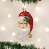 Old World Christmas Blown Glass Nostalgic Santa Ornament 1 Old World Christmas Blown Glass Nostalgic Santa Ornament -Glitter Shop image 394 1