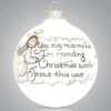 Girl Spending Christmas With Jesus Ornament