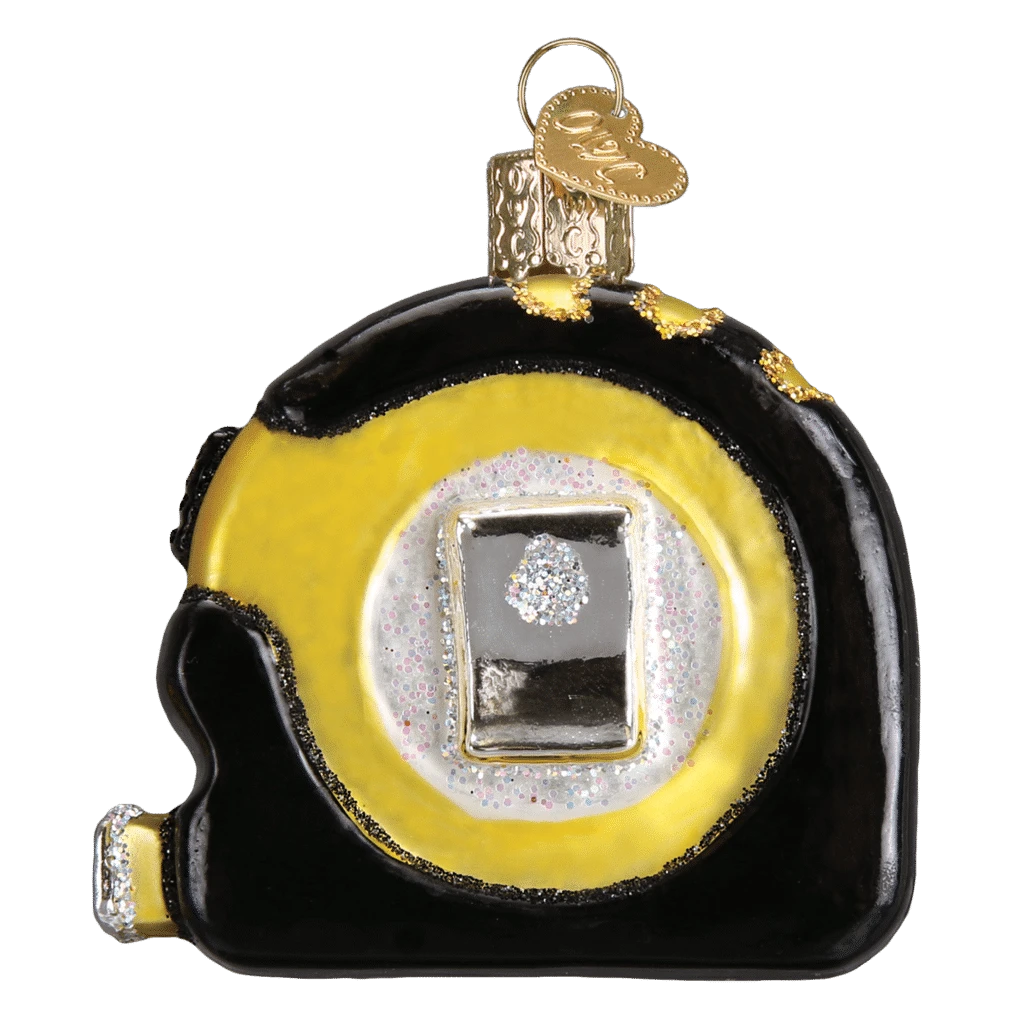 Old World Christmas Blown Glass Tape Measure Ornament 4 Old World Christmas Blown Glass Tape Measure Ornament - Image 2