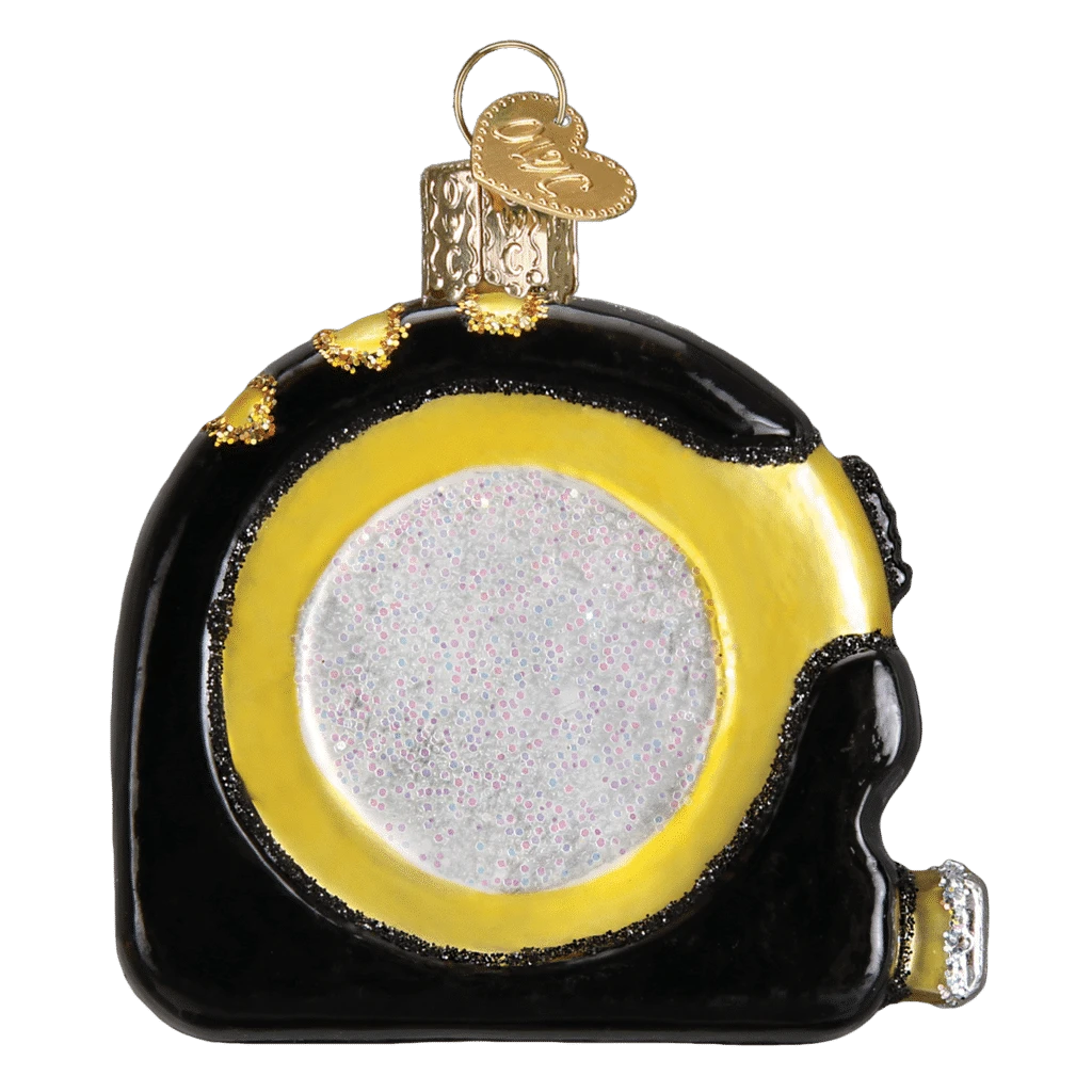 Old World Christmas Blown Glass Tape Measure Ornament 5 Old World Christmas Blown Glass Tape Measure Ornament - Image 3