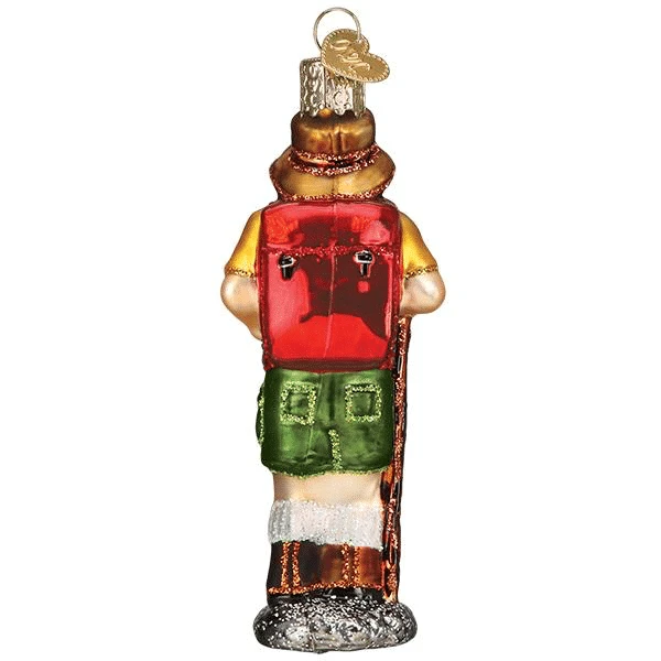 Old World Christmas Blown Glass Hiker Ornament 5 Old World Christmas Blown Glass Hiker Ornament - Image 3