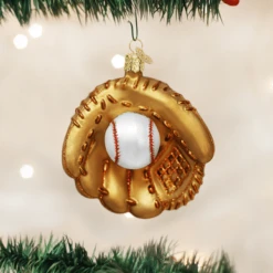 Baseball Mitt Ornament Old World Christmas