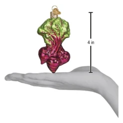 Old World Christmas Blown Glass Beets Ornament -Glitter Shop image 465