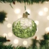 Old World Christmas Blown Glass Cauliflower Ornament -Glitter Shop image 466