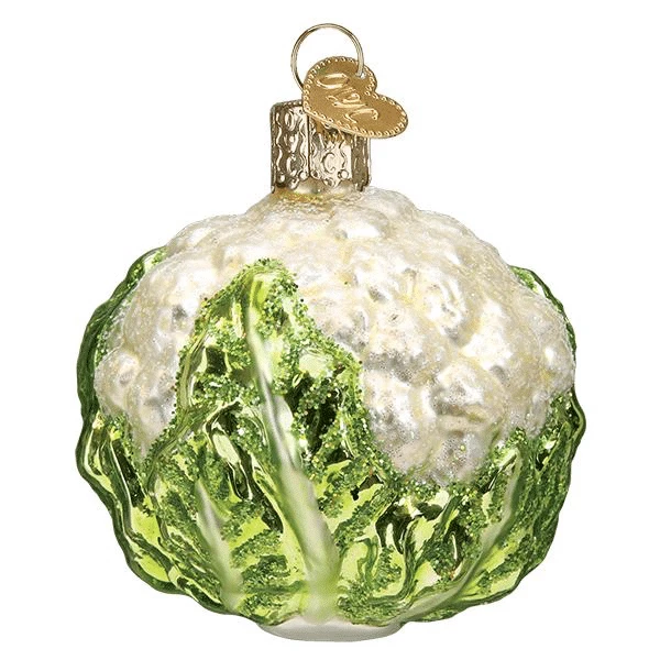 Old World Christmas Blown Glass Cauliflower Ornament 4 Old World Christmas Blown Glass Cauliflower Ornament - Image 2