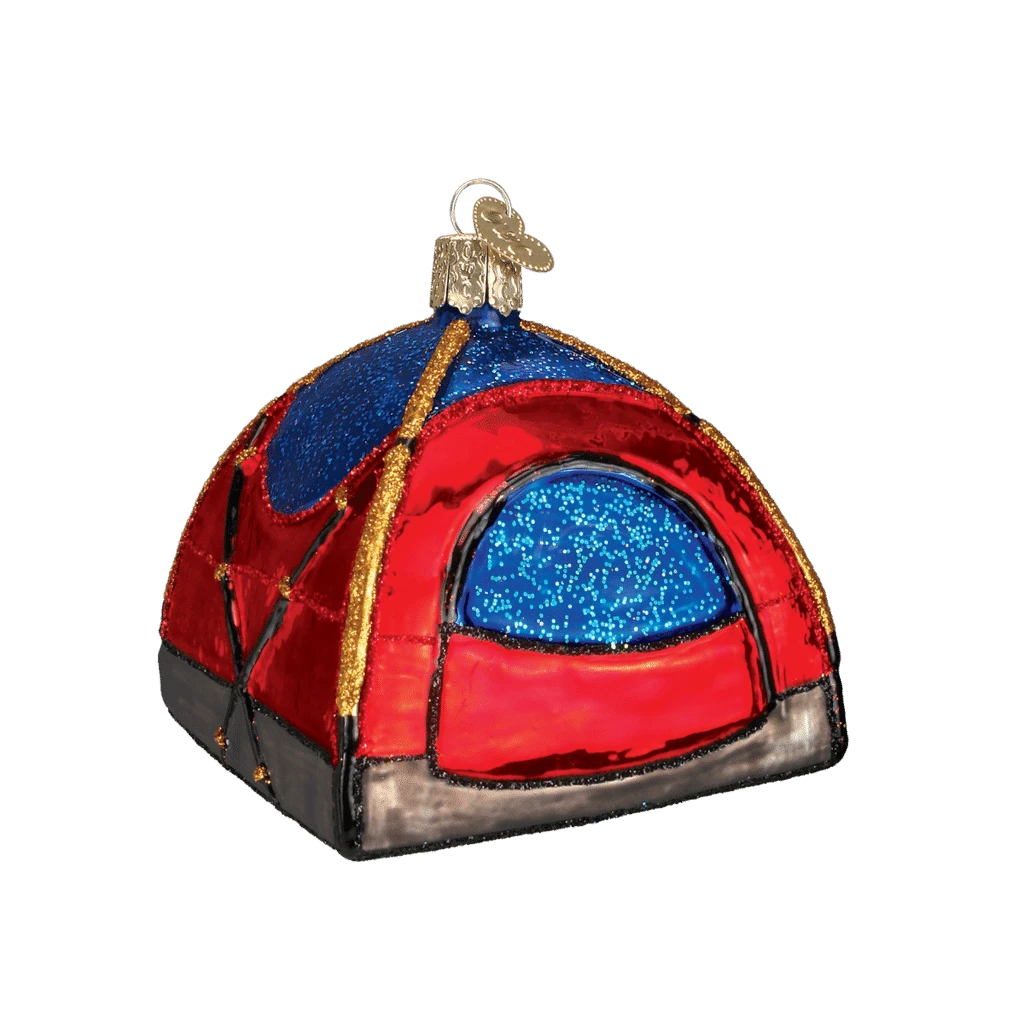Old World Christmas Blown Glass Dome Tent Ornament 4 Old World Christmas Blown Glass Dome Tent Ornament - Image 2