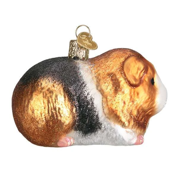 Old World Christmas Blown Glass Guinea Pig Ornament 4 Old World Christmas Blown Glass Guinea Pig Ornament - Image 2