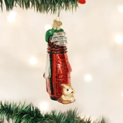 Old World Christmas Blown Glass Golf Bag Ornament
