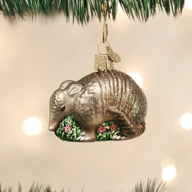 Armadillo Ornament Old World Christmas 3 Armadillo Ornament Old World Christmas