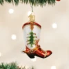 Old World Christmas Blown Glass Christmas Cowboy Boot Ornament -Glitter Shop image 507 1