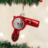 Old World Christmas Blown Glass Blow Dryer Ornament -Glitter Shop image 516 2