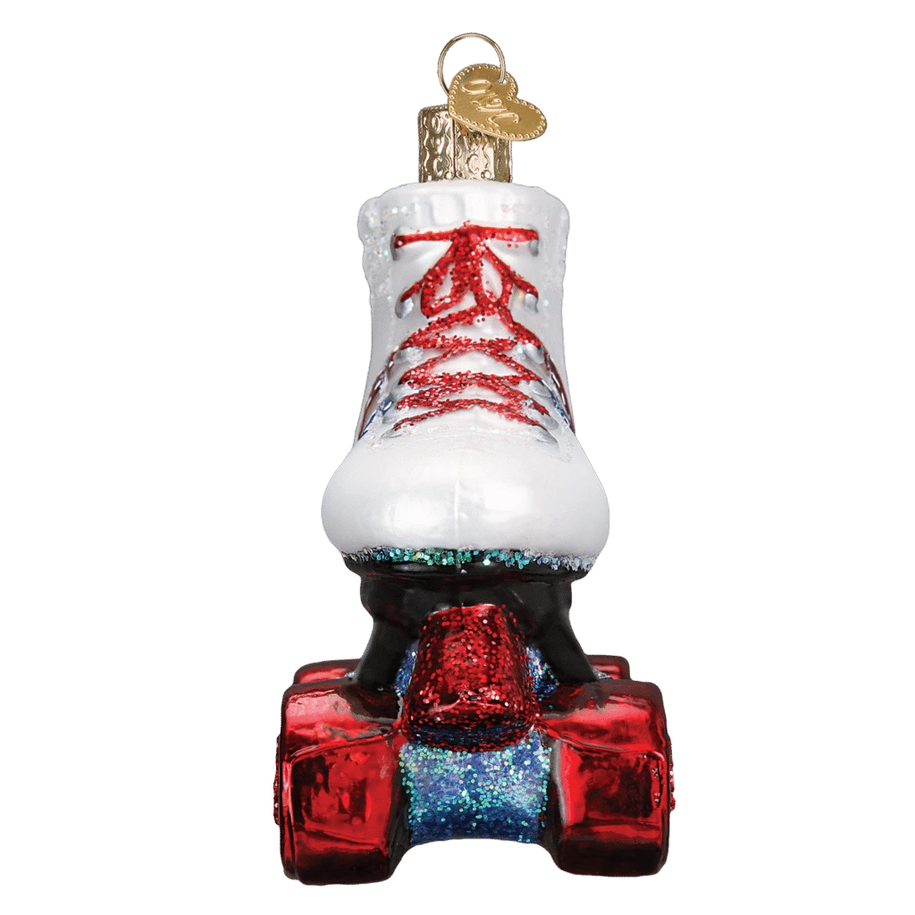 Old World Christmas Blown Glass Roller Skate Ornament 5 Old World Christmas Blown Glass Roller Skate Ornament - Image 3