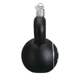 Old World Christmas Blown Glass Kettlebell Weight Ornament 7 Old World Christmas Blown Glass Kettlebell Weight Ornament -Glitter Shop image 520