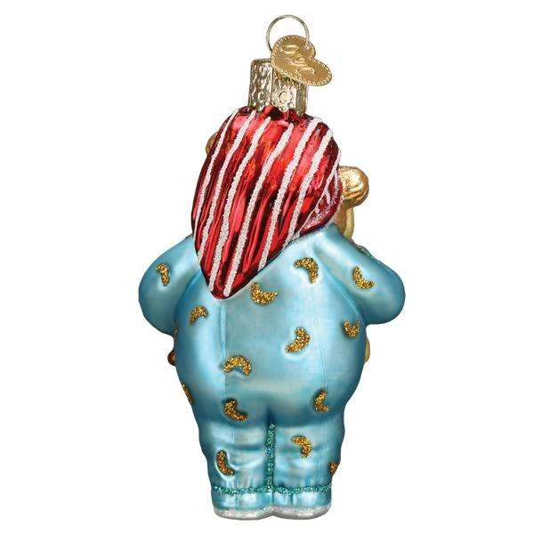 Old World Christmas Blown Glass Bedtime Teddy Bear Ornament 4 Old World Christmas Blown Glass Bedtime Teddy Bear Ornament - Image 2