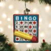 Old World Christmas Blown Glass Bingo Ornament -Glitter Shop image 563