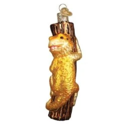 Old World Christmas Blown Glass Bearded Dragon Ornament -Glitter Shop image 57