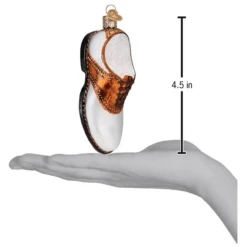 Old World Christmas Blown Glass Golf Shoe Ornament -Glitter Shop image 571 1