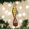 Old World Christmas Blown Glass Fishing Lure Ornament -Glitter Shop image 581