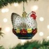 Old World Christmas Blown Glass French Hen Ornament -Glitter Shop image 59 1