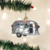 Old World Christmas Blown Glass Vintage Trailer Ornament -Glitter Shop image 619