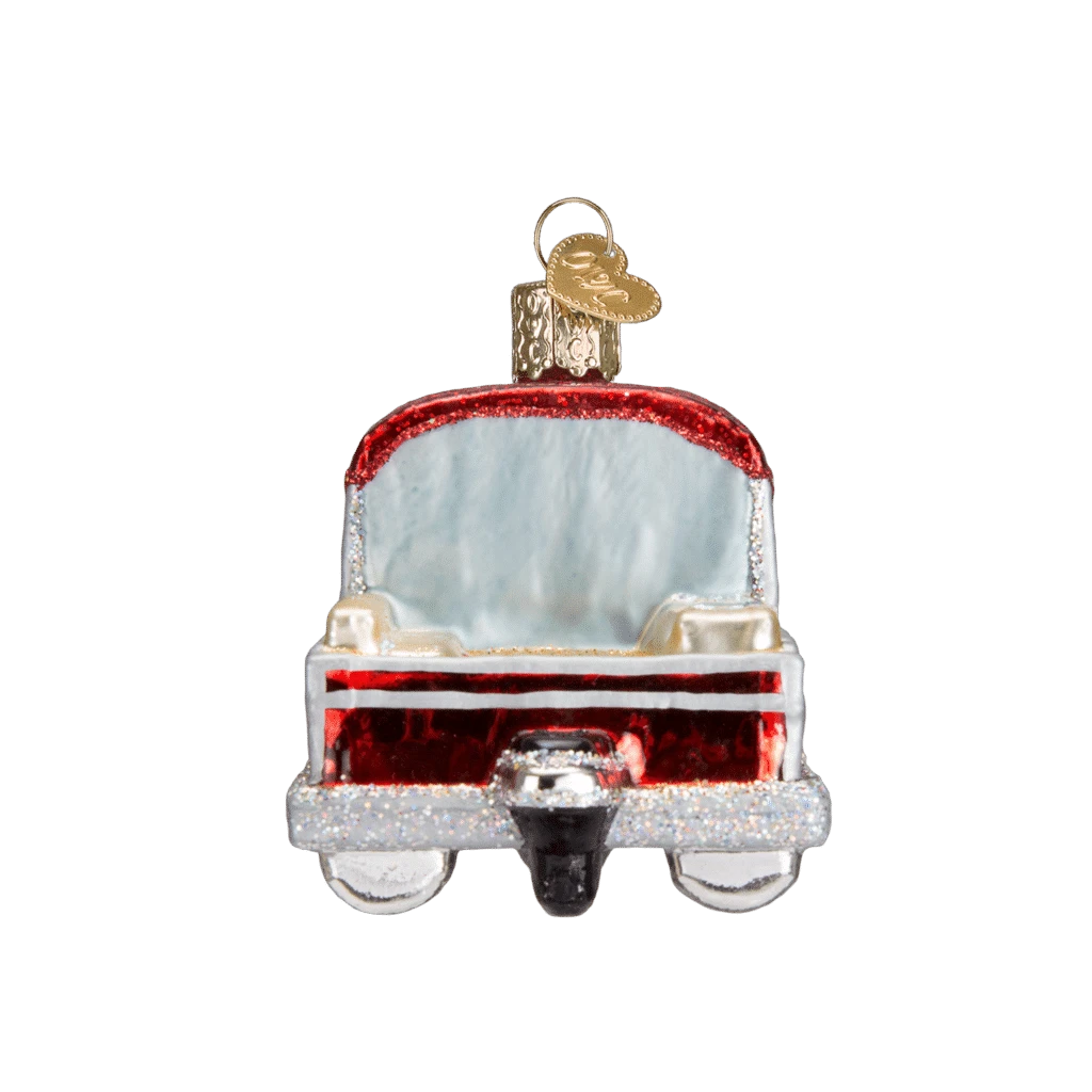 Old World Christmas Blown Glass Pontoon Boat Ornament 6 Old World Christmas Blown Glass Pontoon Boat Ornament - Image 4