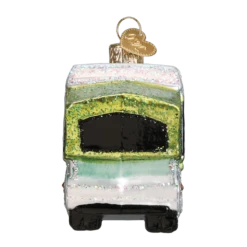 Old World Christmas Blown Glass Tent Camper Ornament 7 Old World Christmas Blown Glass Tent Camper Ornament -Glitter Shop image 637