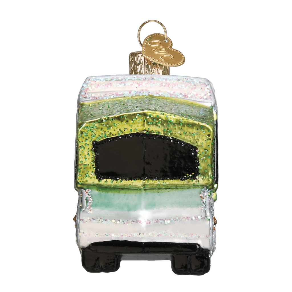 Old World Christmas Blown Glass Tent Camper Ornament 5 Old World Christmas Blown Glass Tent Camper Ornament - Image 3