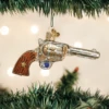 Old World Christmas Blown Glass Western Revolver Ornament -Glitter Shop image 639 1