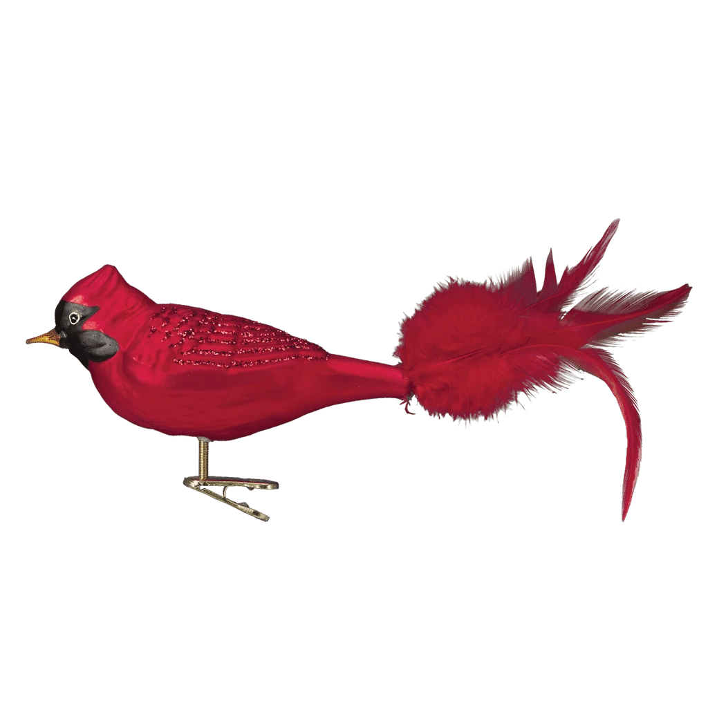 Red Cardinal Ornament Old World Christmas 4 Red Cardinal Ornament Old World Christmas - Image 2