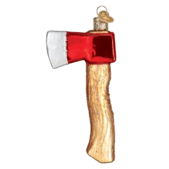 Old World Christmas Blown Glass Axe Ornament 7 Old World Christmas Blown Glass Axe Ornament -Glitter Shop image 67 4