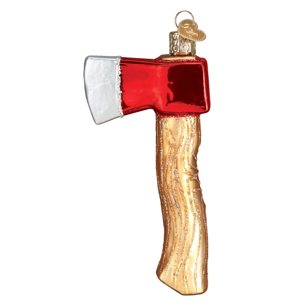 Old World Christmas Blown Glass Axe Ornament 5 Old World Christmas Blown Glass Axe Ornament - Image 3