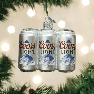 Coors Light Six Pack Ornament Old World Christmas 3 Coors Light Six Pack Ornament Old World Christmas