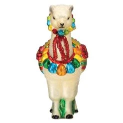 Festive Alpaca Ornament Old World Christmas -Glitter Shop image 70 2
