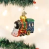 Old World Christmas Blown Glass Small Locomotive Ornament 1 Old World Christmas Blown Glass Small Locomotive Ornament -Glitter Shop image 737