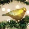 Old World Christmas Blown Glass Canary Ornament -Glitter Shop image 75