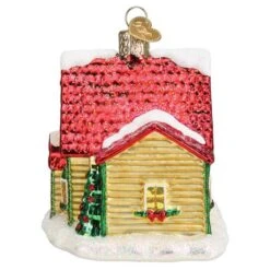 Old World Christmas Blown Glass Christmas Cottage Ornament 7 Old World Christmas Blown Glass Christmas Cottage Ornament -Glitter Shop image 76 1