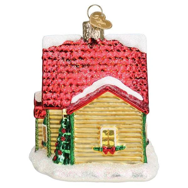 Old World Christmas Blown Glass Christmas Cottage Ornament 5 Old World Christmas Blown Glass Christmas Cottage Ornament - Image 3