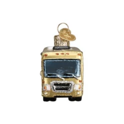 Old World Christmas Blown Glass Class A Motorhome Ornament -Glitter Shop image 768