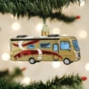 Old World Christmas Blown Glass Class A Motorhome Ornament