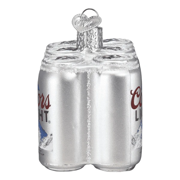 Coors Light Six Pack Ornament Old World Christmas 4 Coors Light Six Pack Ornament Old World Christmas - Image 2