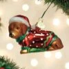 Dashing Dachshund Puppy Ornament Old World Christmas -Glitter Shop image 80 2