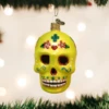Old World Christmas Blown Glass Day Of The Dead Sugar Skull Ornament -Glitter Shop image 84