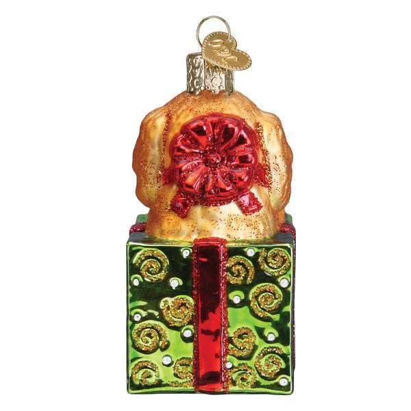 Doodle Puppy Surprise Ornament Old World Christmas 4 Doodle Puppy Surprise Ornament Old World Christmas - Image 2