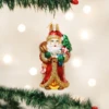 Old World Christmas Blown Glass Father Christmas With Gifts Ornament